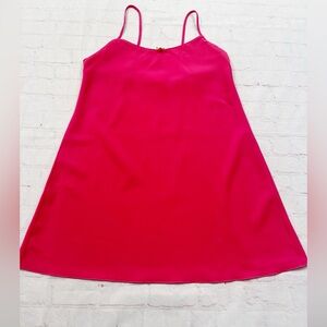 Josie Natori deep pink nightgown tank dress women’s medium